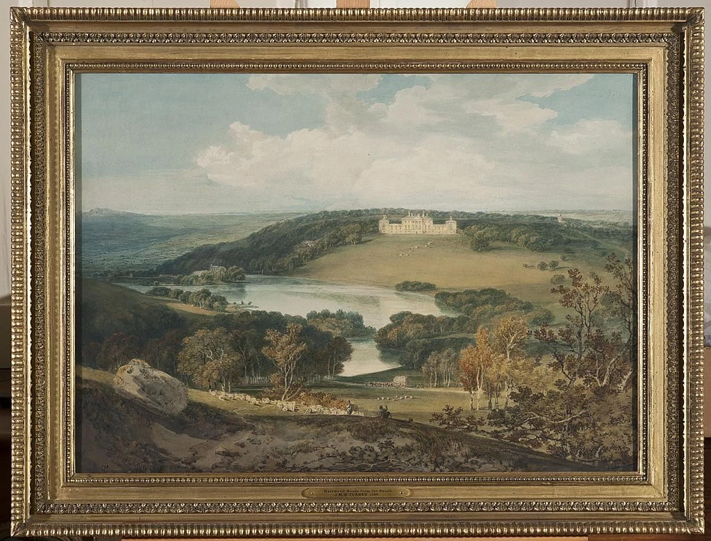 Harewood Castle da sud, 1798 - Harewood House